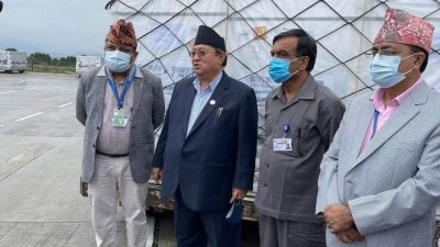 पहिलोपटक ठूलो मात्रामा चीनबाट खोप आयो 