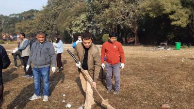 भृकुटीमण्डपको फोहोर सोर्न कांग्रेस नेताहरू खटिए